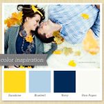 Yellow, Blue and White Color Palette 42 - Sarah Hearts